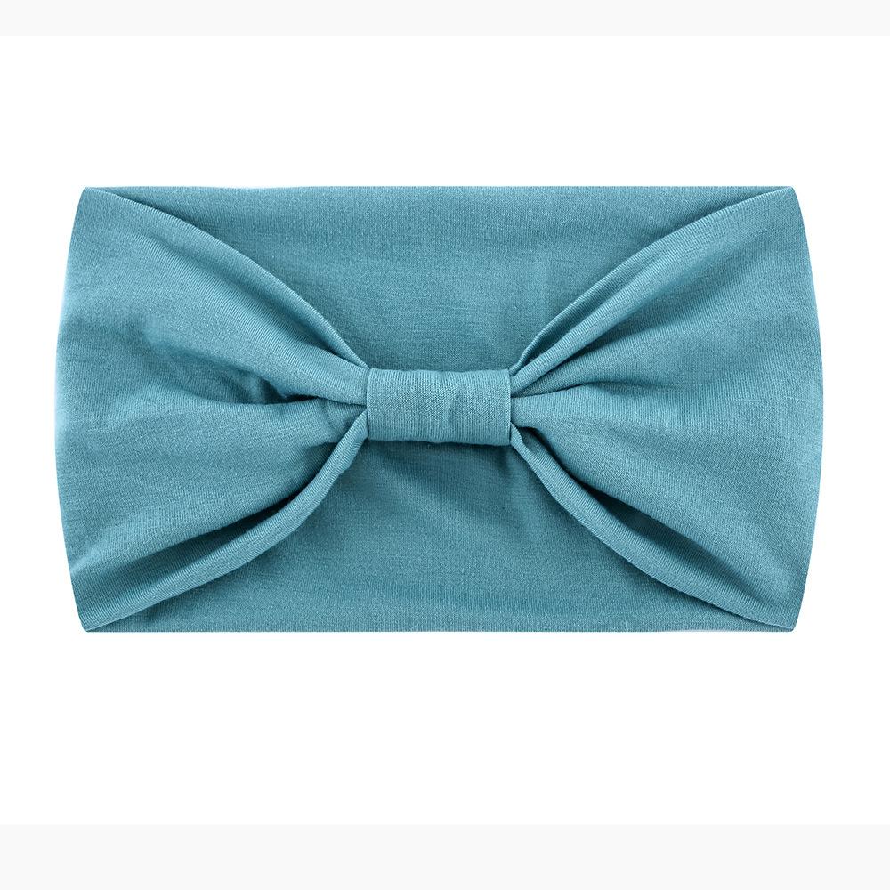 Women's Wide Elastic Sports Headband, Solid Color Yoga Sweatband for Running Workout