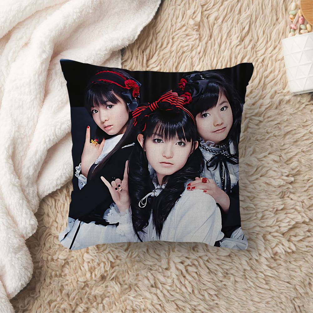 Japanese BBABYMETAL Band Music Cushion Cover Decorative Pillow Sofa Home Decor Case Pillow Cases