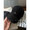 American street embroidery baseball cap children big head circumference showing face small curved brim shading simple hard top cap male tide