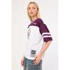 Foreign Trade Original Order Neo * Vision White Purple Retro Futurism Cross Pattern Men's and Women's Same Ball Uniform