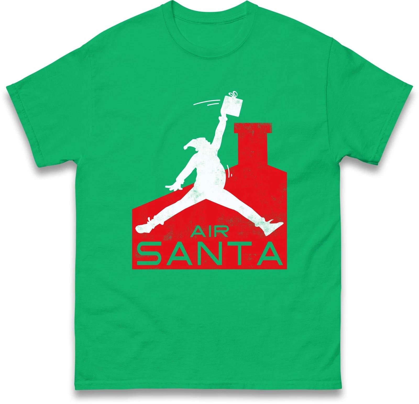 Air Santa Christmas Basketball T Shirt,Offensive Christmas Tee,Ugly Christmas M