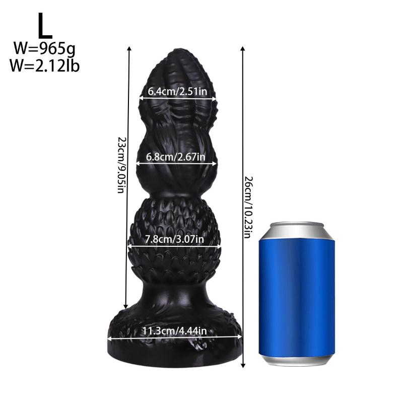 Butt Plug Trainer Kit, Large Anal Plug for Beginners & Advanced, Safe Silicone Sex Toys for Men Women Couples Gifts