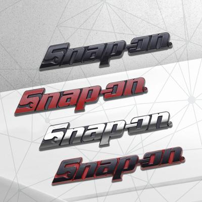 3D Auto Metal Snap On Tool Box Tools Toolkit Grille Badge Car Rear Trunk Emblem Sticker Decor Universal Decoration Accessories