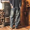 Men's American Retro Washed Loose-Fit Straight-Leg Jeans