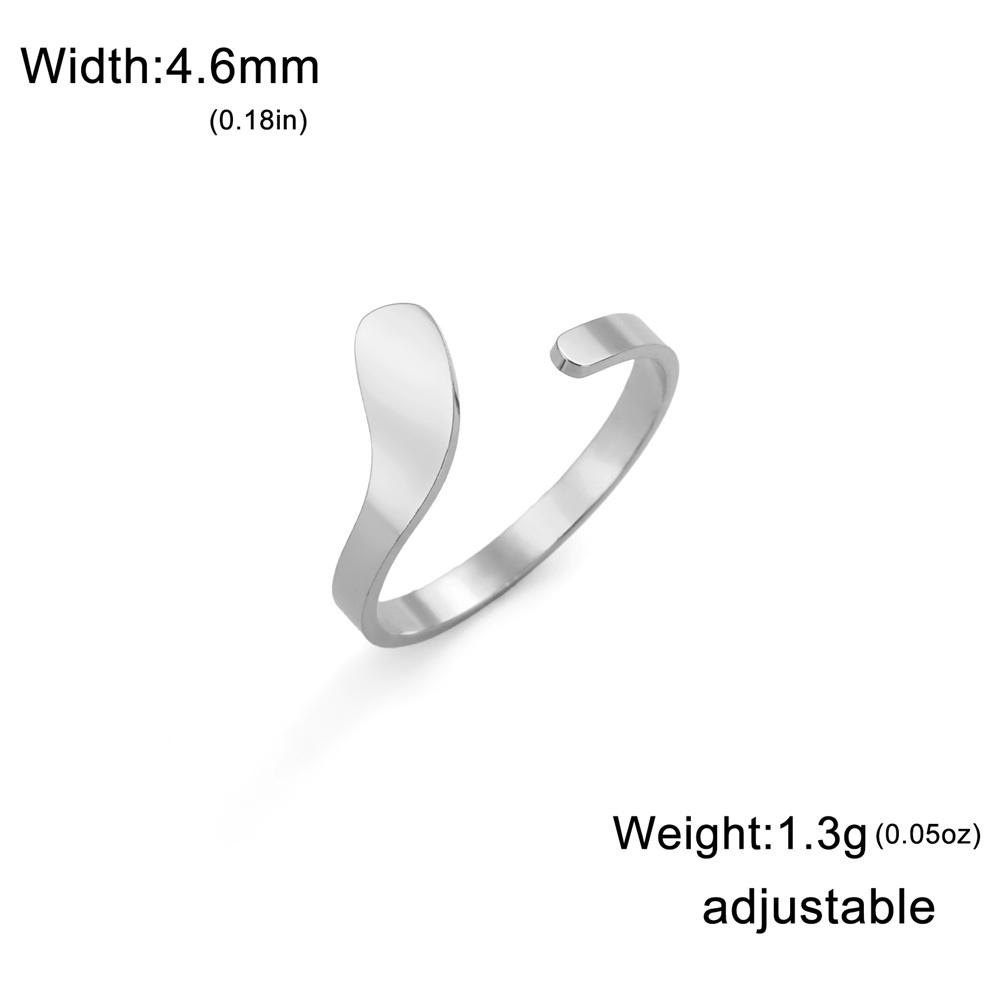 

My Shape Hockey Ring Hockey Stick Stainless Steel Ice Hockey Finger Rings Sport Hockey Player Gifts Adjustable Open Size Jewelry resizable
