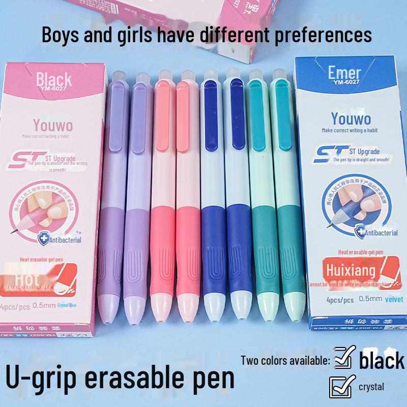 Heat Erasable Grip Pen for Correct Posture - Ideal for Students