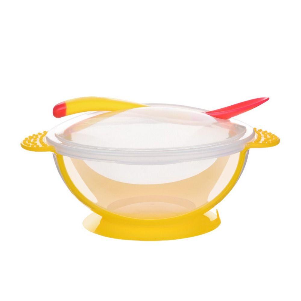 

Safety Baby Feeding Bowl Soft Eating Food Bowl Simple Baby Suction Cup Bowl Baby Products жёлтый