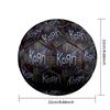 Korn Print Standard Size 5 Soccer Ball Durable Shock?Absorbing Ball For Training Match Outdoor Play