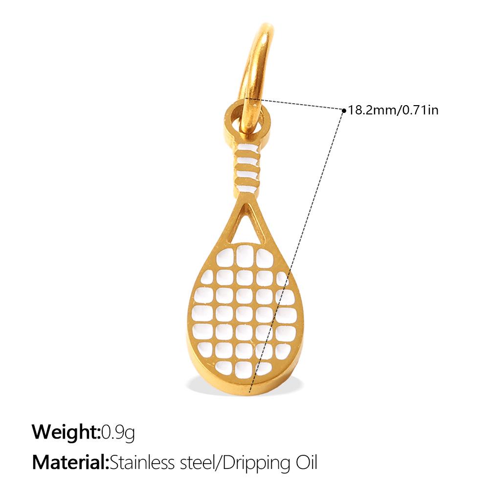 2025 Multi-Element Hip-Hop Necklace Bracelet Pendant for Women - Versatile Car Football Drip Oil Series Accessories