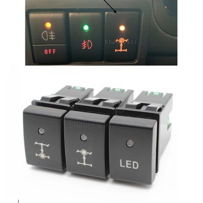 Car LED Light DRL Front Diff Lock Switch Music Push Button Switch For Suzuki Jimny 2007 2009 2010 2011 2012 2013 2014 2015