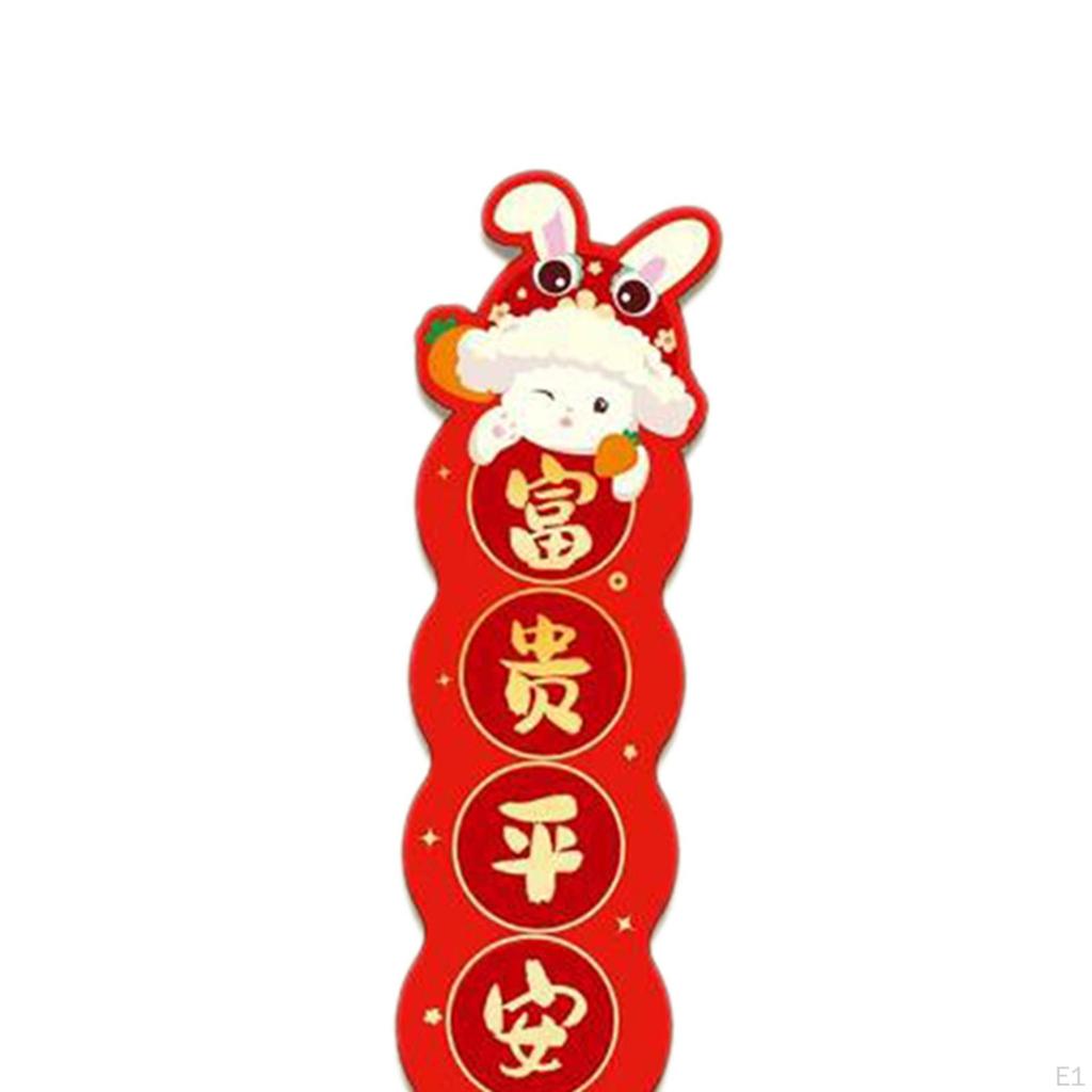 6 Pieces Chinese Year Couplets Fu Sticker Chunlian for