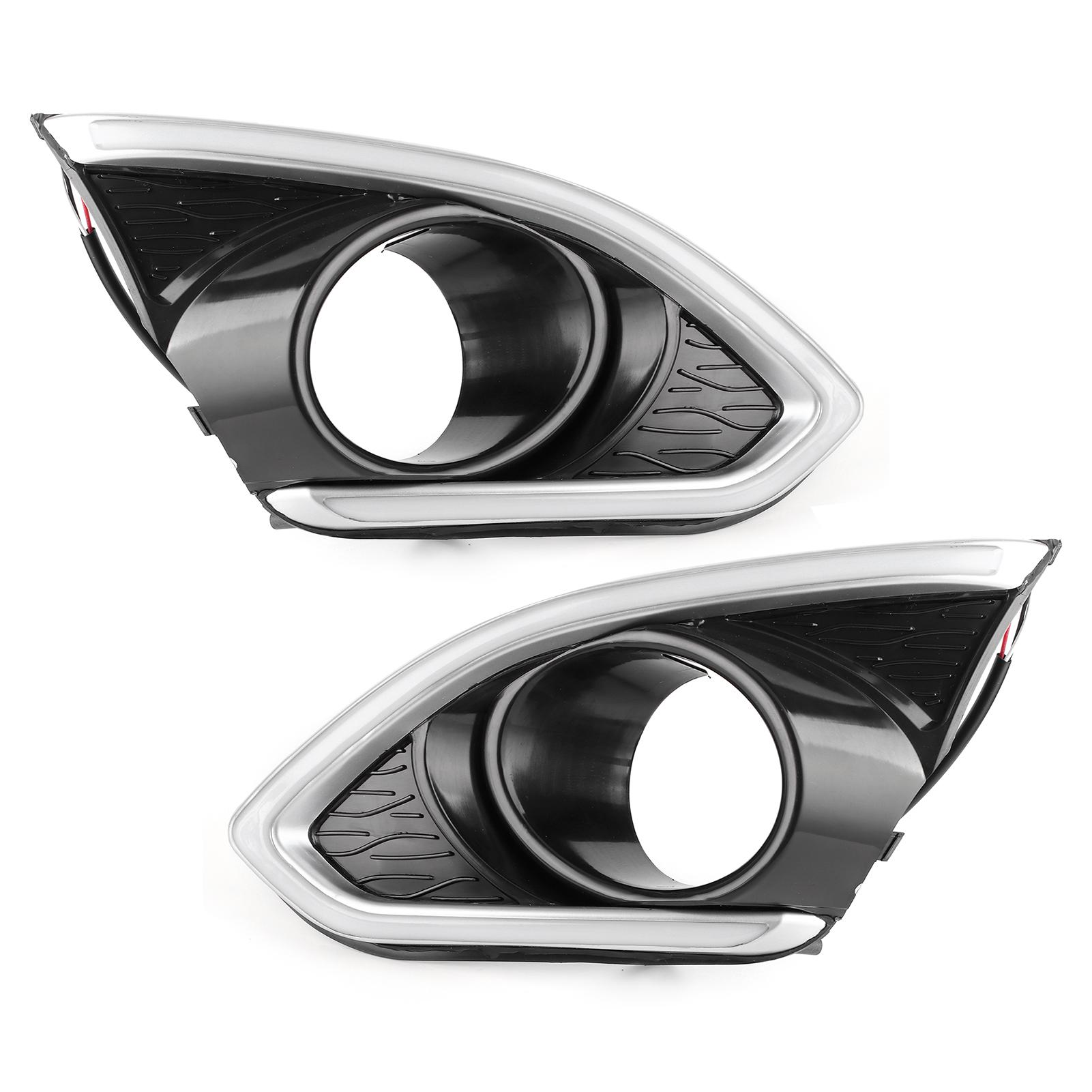 

1 пара светодиодных дневных ходовых огней DRL, указатели поворота, противотуманные фары, подходят для Chevrolet Spark 20132015