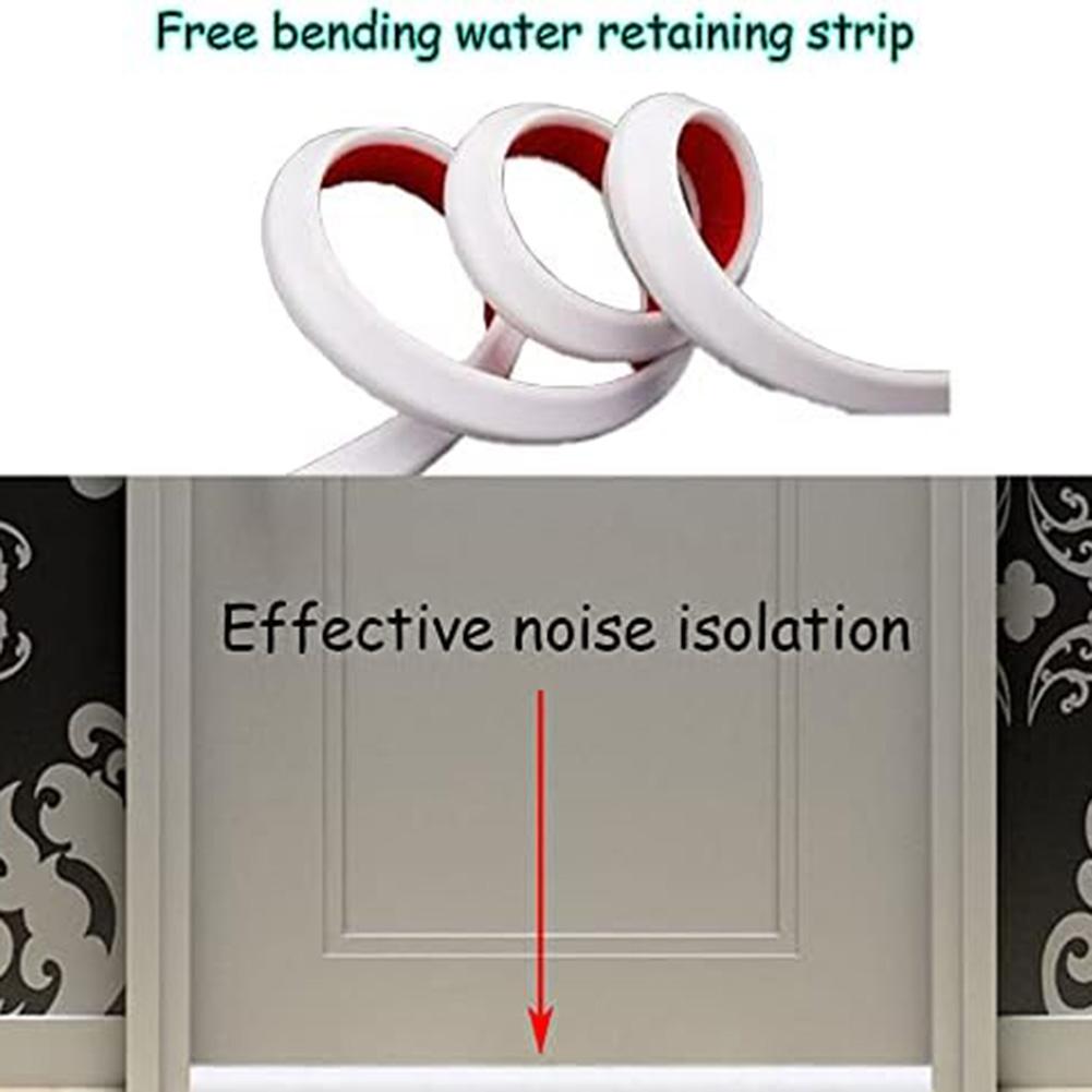 1pc 2m/78.74in Water barrier strip, bathroom, kitchen, bathroom, bendable self-adhesive