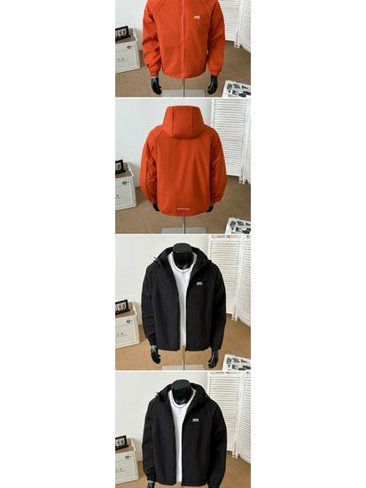 Men's 2025 Trendy Hooded Windbreaker Jacket: Casual, Loose Fit for Autumn/Winter