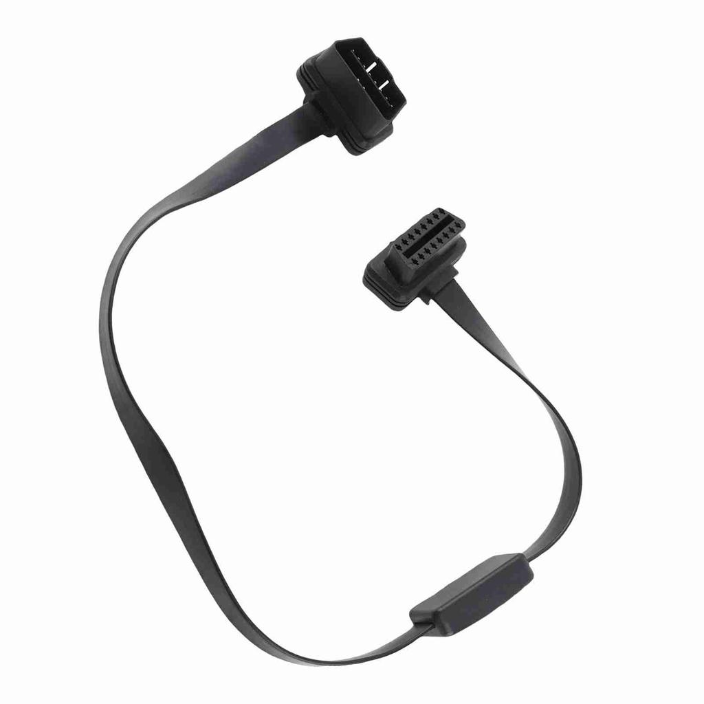 16 Pin Male To Female OBD Extension Cable Adapter Connector With ON OFF Switch
