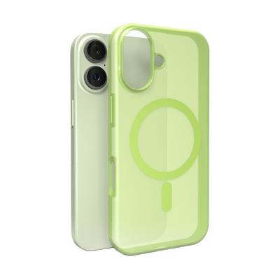 Etui silikonowe na iPhone 17 Daylight Magsafe - półprzezroczyste zielone