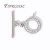 18K Gold Plated OT Clasps Bracelet Toggle Clasp Connectors For DIY Bracelet Necklace Jewelry Making Supplies Findings Wholesale