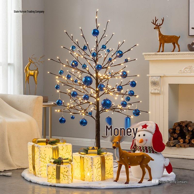 Luminous Christmas Tree Decoration for Mall, Hotel Lobby, or Home