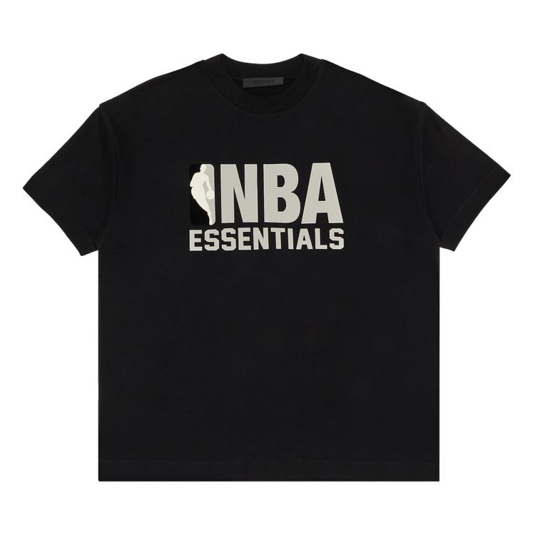 

Футболка Fear of God Essentials x NBA Черная Унисекс Топы 125AL244101F XS