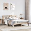 VidaXL Bed Frames with Headboard 160x200 Cm Solid Pine Wood, Bed, Bedroom Furniture, Wooden Bed, Bed 3305726