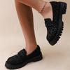 New Single Shoes Leopard Print Fashion Single Shoes Temperament Versatile Suede Women's Shoes Large Size