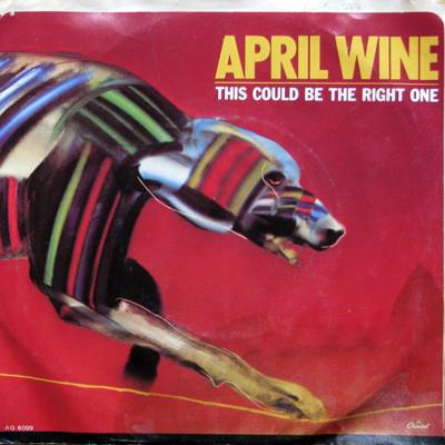 7inch Record APRIL WINE This Could Be The Right One PB5319PROMO Capitol Records 1984 US Rock Used