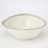 Mino Ware shirokaratsu White Karatsu Irregular Bowl (Medium) K72064
