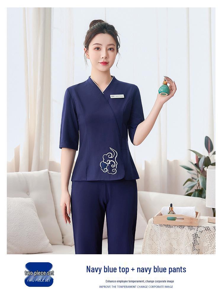 Women's High-End Salon & Spa Uniform - Spring/Summer Technician Workwear