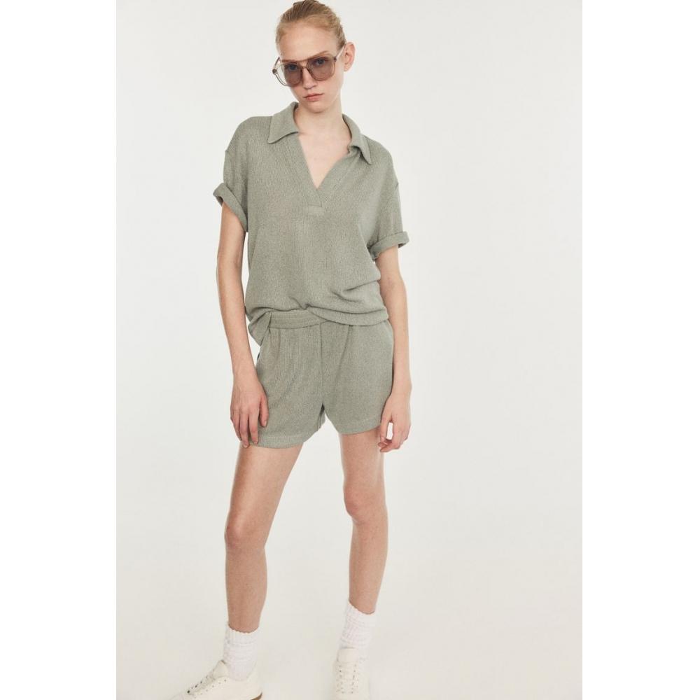 

Шорты HM Jersey серо-зеленые