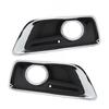 1pair Fog Light Cover Grille Bezel Left Right Fog Light Frame Replacement for Chevy Malibu 2012 To 2015