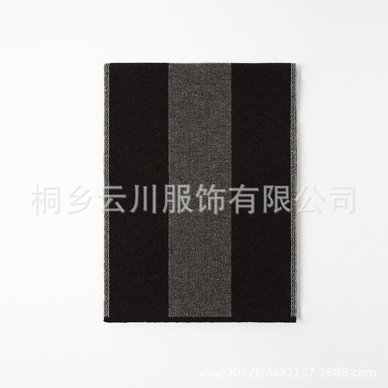 

Мужской кашемировый шарф прямоугольной формы, повседневный, для бизнеса, модный, осенне-зимний, для мужчин среднего возраста, 2025, утолщенный для тепла 180cm темно-коричневого