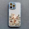 Cartoon Animal Bear Fox Squirrel Phone Case For iPhone 17 16 15 Plus Pro Max Case iPhone 14 13 12 11 Pro Max Mini XS XR X Cover