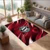 Tappeto Morbido Area Rug con Motivo Calcio Bayern Monaco Antiscivolo Tappeto per Pavimento Interno Tappetino Decorazione Sportiva per Camera da Letto