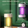 USB Rechargeable Electric Mosquito Killer Lamp, Portable Wall-mounted Bug Zapper for Home Dorm Outdoor