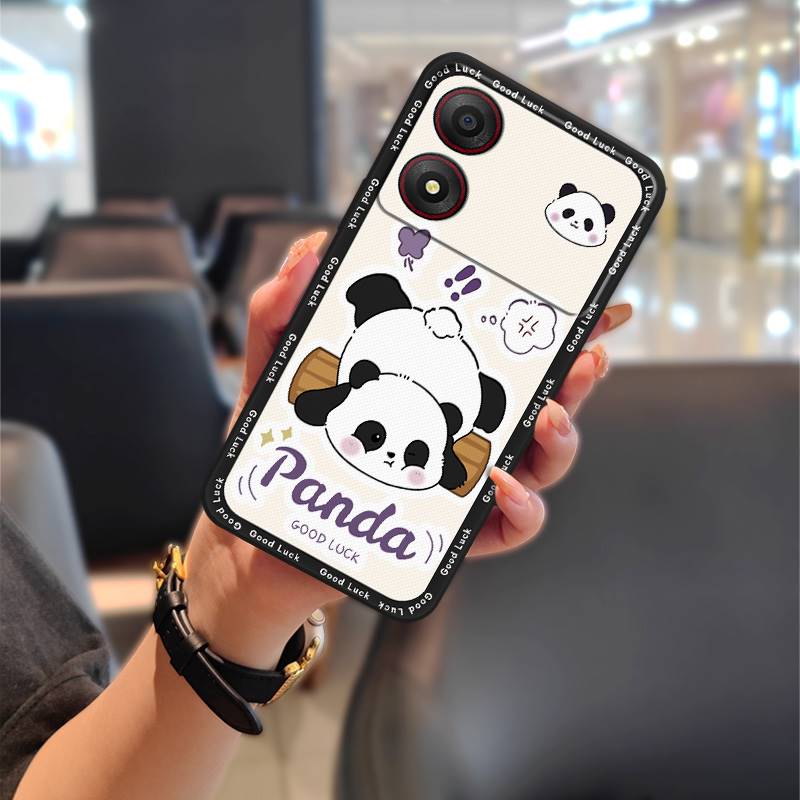 Cute Back Cover Phone Case For ZTE Blade A34 Full Wrap Phone Pouch Anti-dust Anti-knock Graffiti Fashion Design Cartoon
