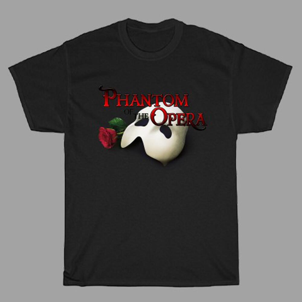Phantom Of The Opera Broadway Musical Men#039;s Black Size S to 3XL Unisex T-Shirt M