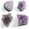 Natural Amethyst Crystal Cluster Drusy Geode Quartz Specimen Home Decoration Stone,1.6-2.5 Inch