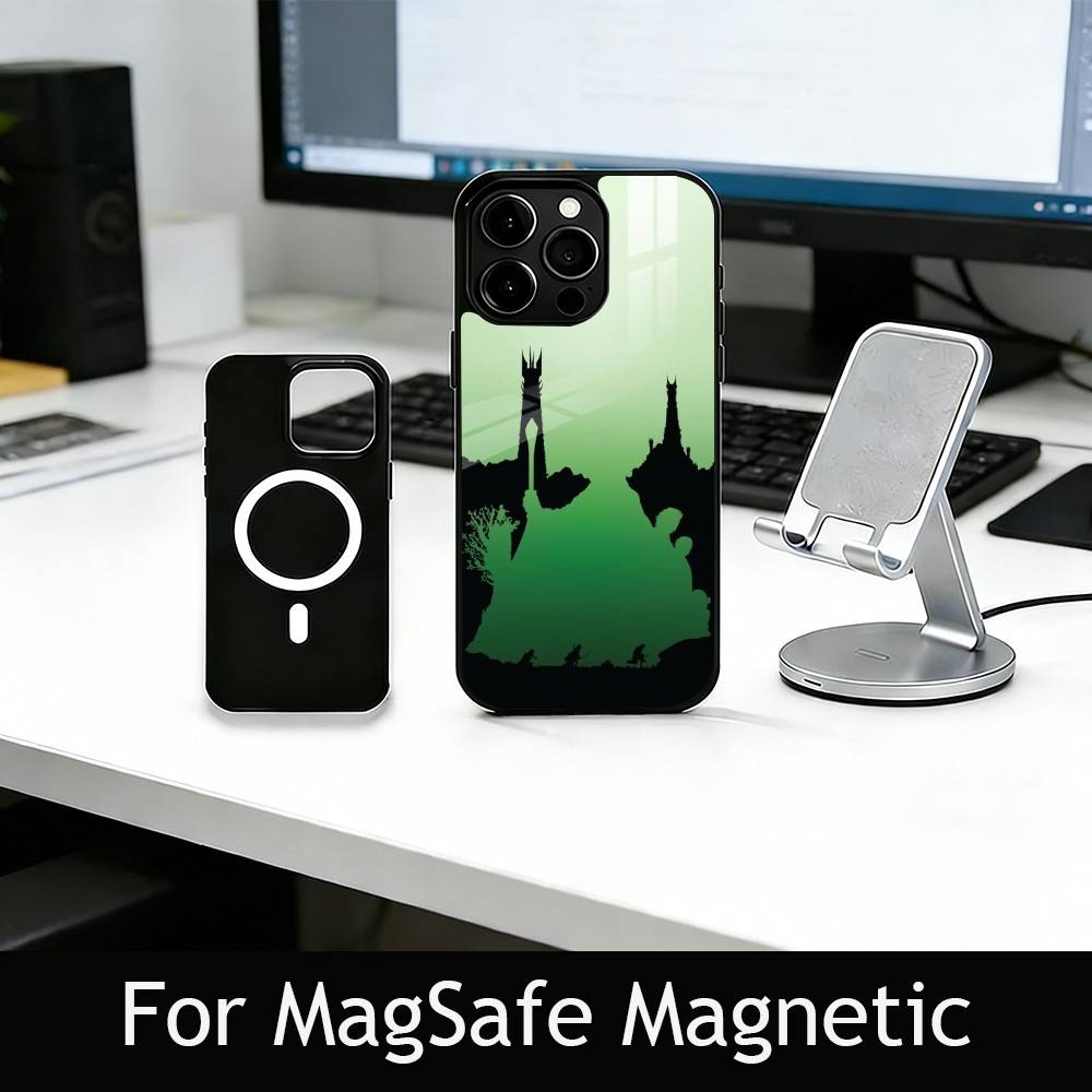 Lrd TV of Rngs Phone Case For iPhone17,16,15,14,13,12,11 Plus,Pro Magnetic For Magsafe Wireless Charging