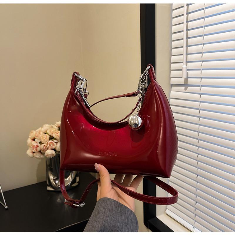 Niche Premium Texture Handbag Women's New Silver Underarm Bag Fashion Chain Shoulder Messenger Bag