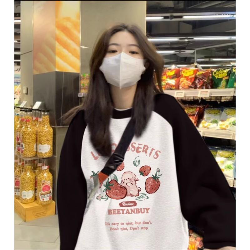 Oversized Plus Size Womens Hoodie Sweatshirt Loose Fit Cotton Printed Graphic Long Sleeve