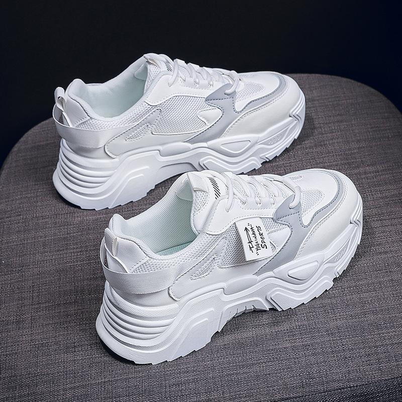 Ins New Dad Shoes 22 Spring Student Sports Shoes Street Shot Casual Heightening Shoes K1