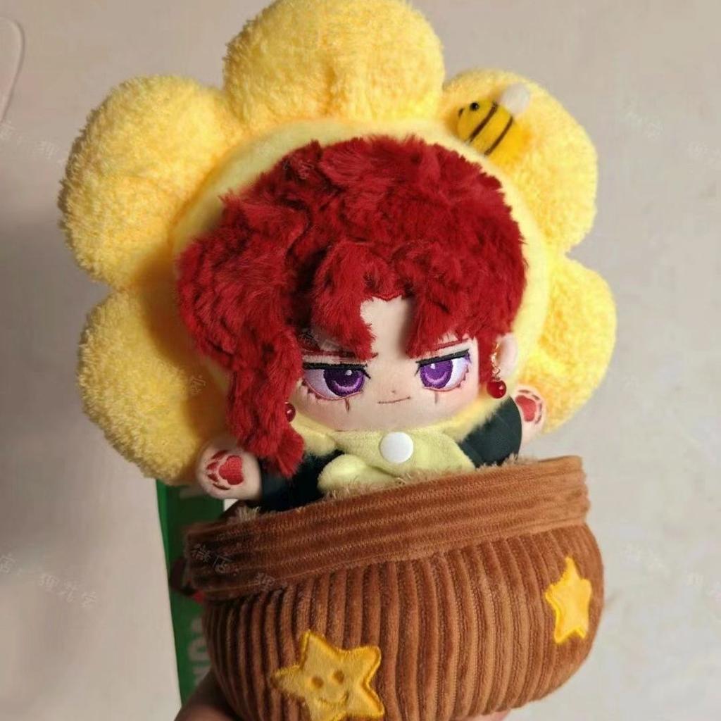 20 Cm Jojo'S Bizarre Adventure Kakyoin Noriaki Plushy Doll Cuddly Plushy Attire Up Plushie Frame Auditory Outfit Props Otaku Holiday Surprise