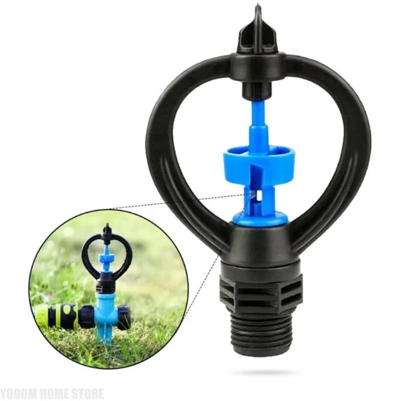 Rotary Automatic Garden Sprinkler, Rotary Wheel Watering Nozzle, Practical Irrigation Tool for Lawn,Vegetable & Horticulture Use