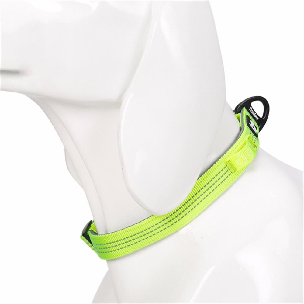 Truelove Hundehalsbänder Set 3M Reflektierendes Halsband für Kleine Mittelgroße Große Hunde Welpen Verstellbar Gepolstert Weiches Nylon Bequem Nacken TLC5271