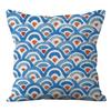 Japanese Retro Watercolor Texture Printed Pillow Case Home Sofa Pillow Cushion Cover Core-Free Premium Durable