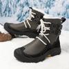 Winter Outdoor Waterproof Men's Snow Boots Russian Style Ankle Boots for Men