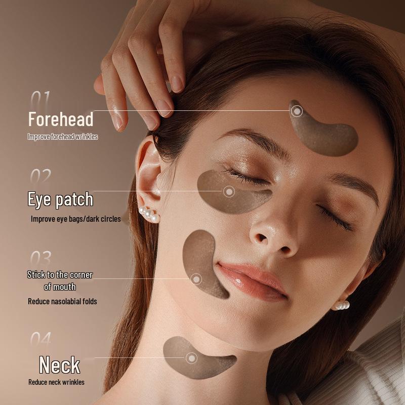 Auto Caffeine-Like Snake Venom Peptide Eye Mask: Reduces Wrinkles, Fine Lines, Dark Circles, and Eye Bags.