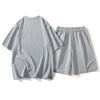 Summer Short-sleeved Sports Casual Suit For Men Thin Two-piece Set