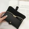 2025 Trendy Soft Pack Snap Button Leather Sunglasses & Eyeglass Case