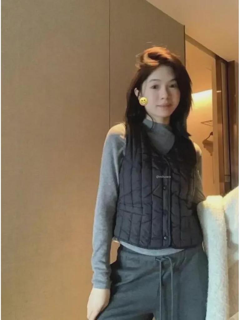 METWO Damen Winddichte Schlankmachende Fleeceweste für Herbst und Winter